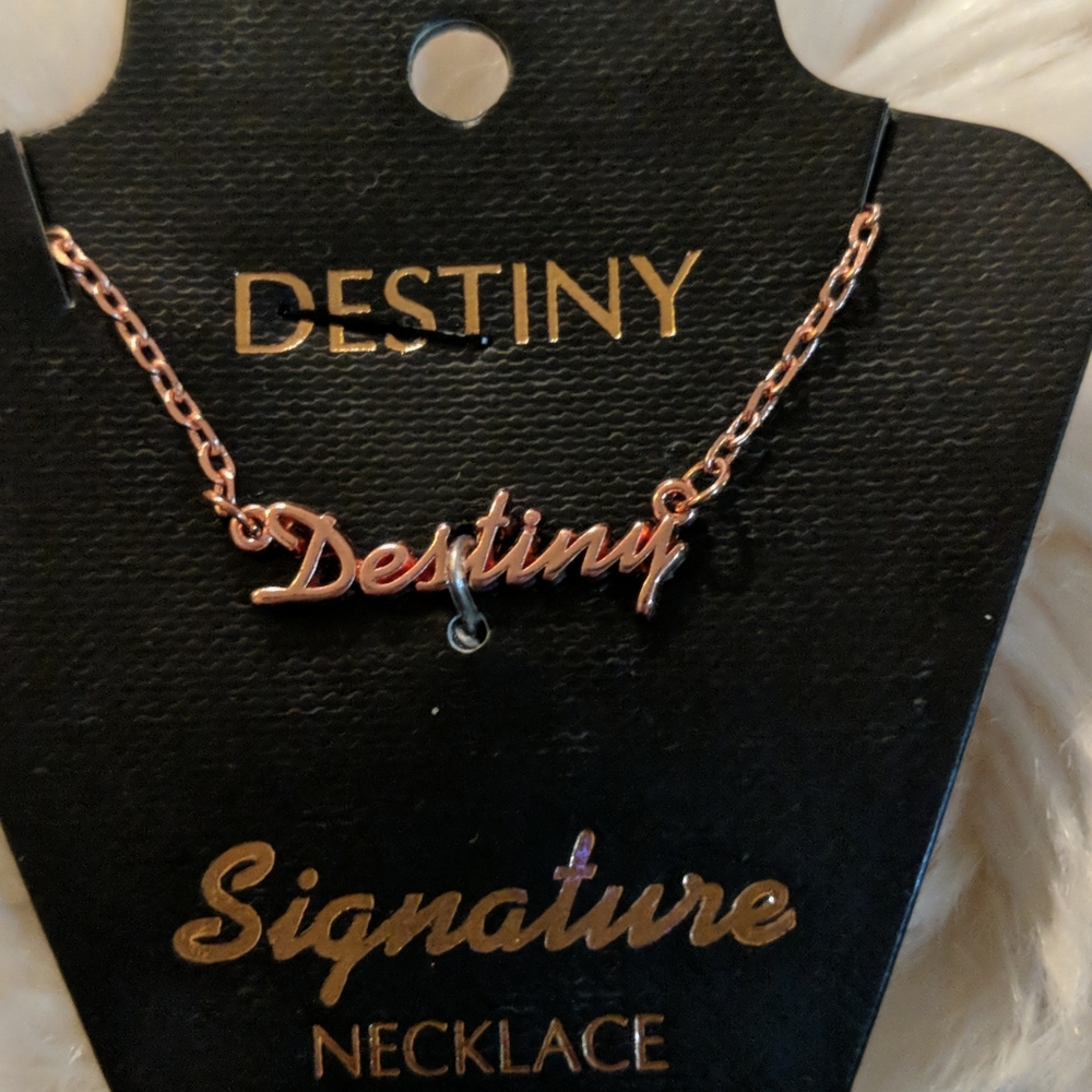 Destiny Rose Gold Necklace